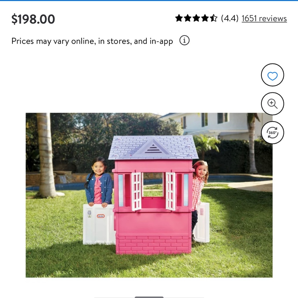 Kids play house